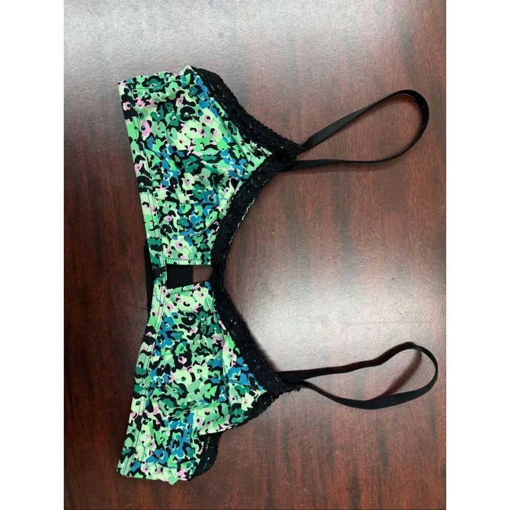Aerie Smoothez Cut Out Bralette Size Small